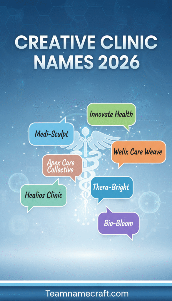 CREATIVE CLINIC NAMES