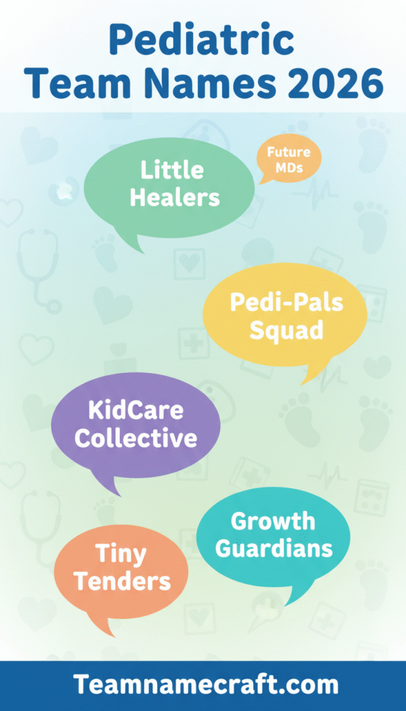 PEDIATRIC TEAM NAMES
