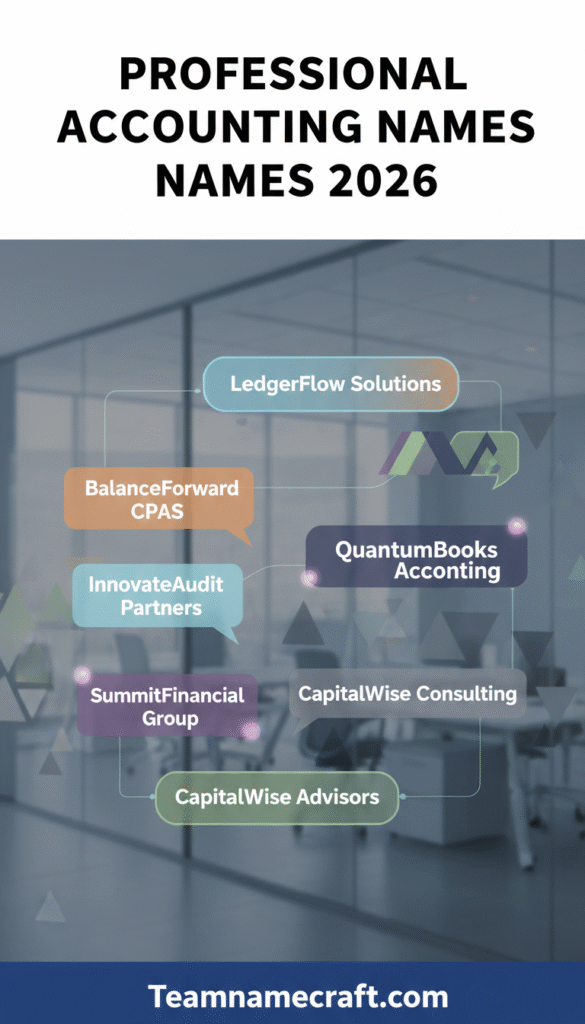 PROFESSIONAL ACCOUNTING NAMES