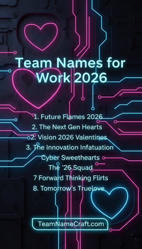 Team Names For Work 2026