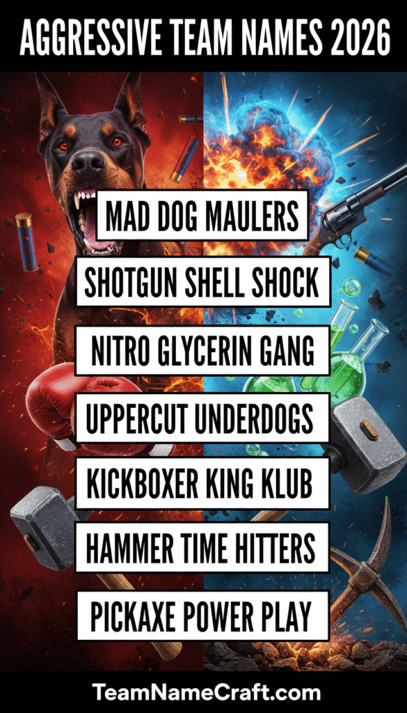 𝐀𝐠𝐠𝐫𝐞𝐬𝐬𝐢𝐯𝐞 𝐓𝐞𝐚𝐦 𝐍𝐚𝐦𝐞𝐬