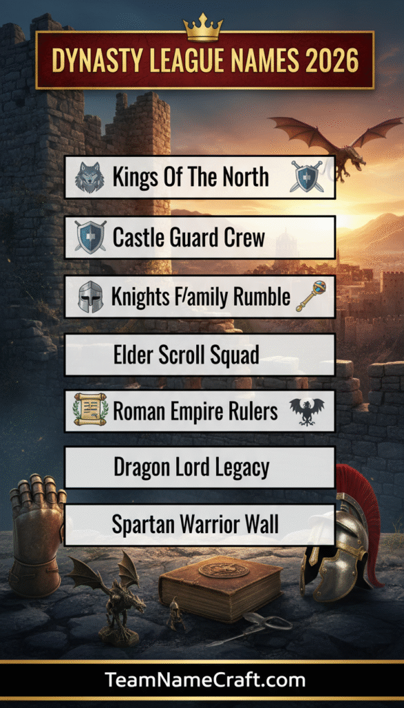 𝐃𝐲𝐧𝐚𝐬𝐭𝐲 𝐋𝐞𝐚𝐠𝐮𝐞 𝐍𝐚𝐦𝐞𝐬