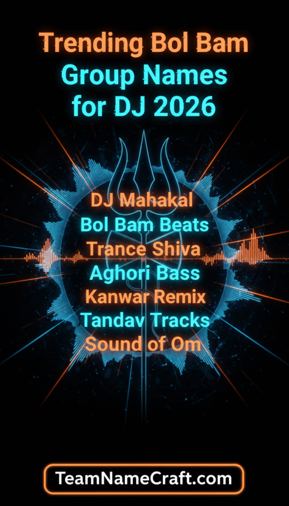 Trending Bol Bam Group Names for DJ