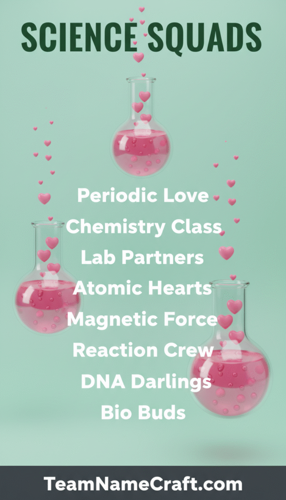 Sweet Science Department Group Names